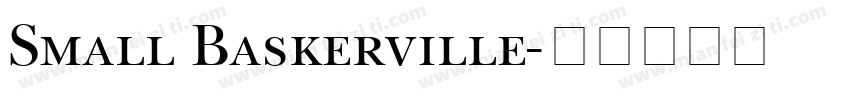 Small Baskerville字体转换